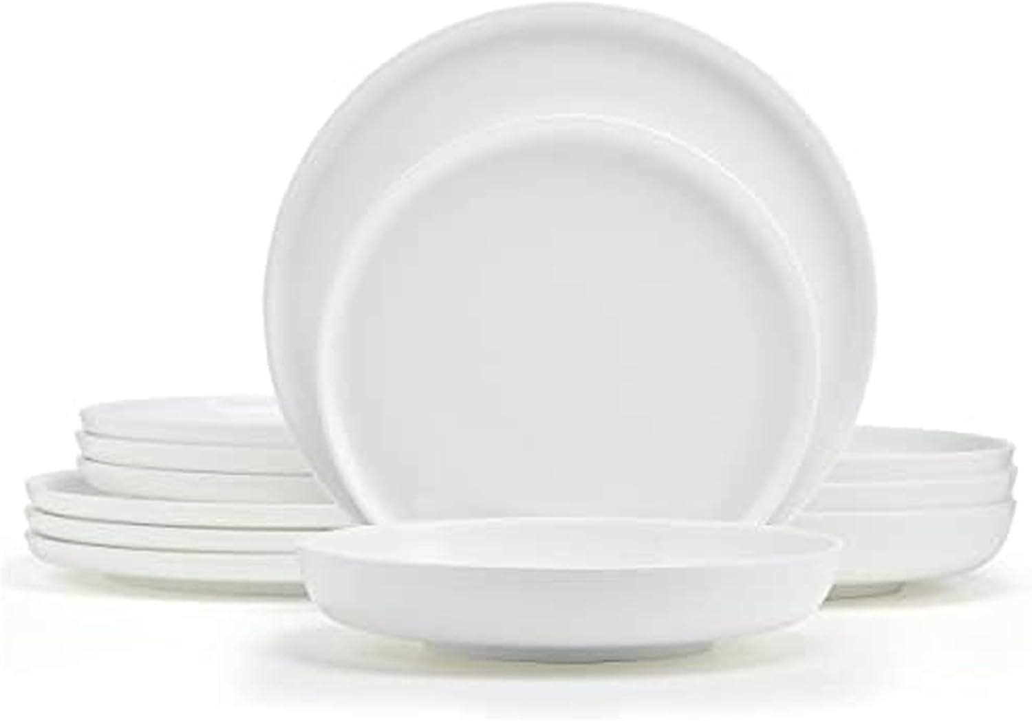Mikasa Marion Chip Resistant 12 Piece Dinnerware Set, Service for 4