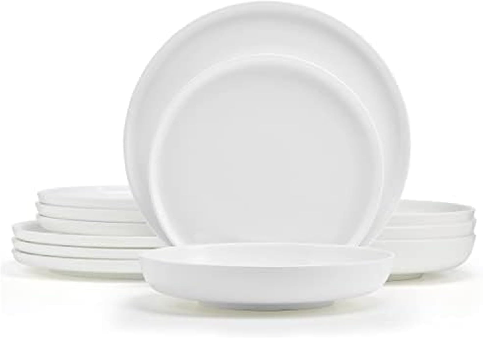 Marion Chip Resistant 12 Piece Dinnerware Set, Service for 4