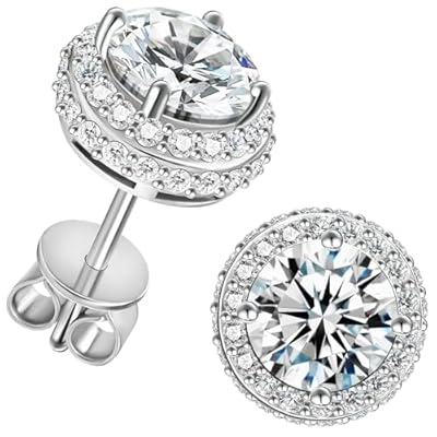 ABSOLUTE Moissanite Earrings Studs