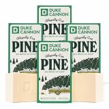 Duke Cannon Supply Co. Big Brick of Soap Bar for Men Holiday Edition - Illegally Cut Pine (Fresh Split Pine Scent), 10 oz. (4 Pack)