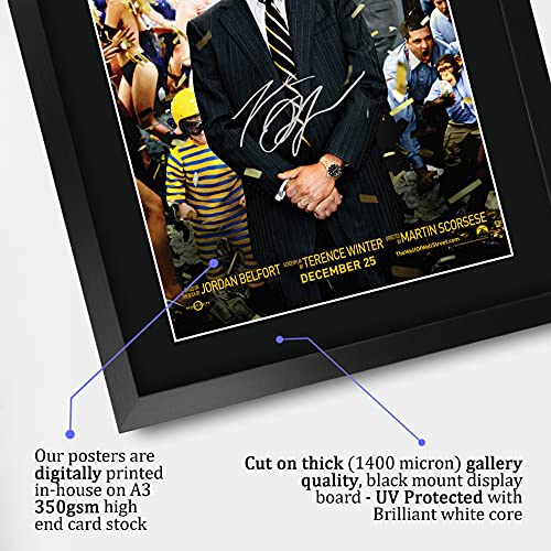 HWC Trading A3 FR Wolf Posters Wall Street Film Leonard Dicaprio Getekend Gift Ontworpen A3 Printed Cadeaus Movie… - Afbeelding 5