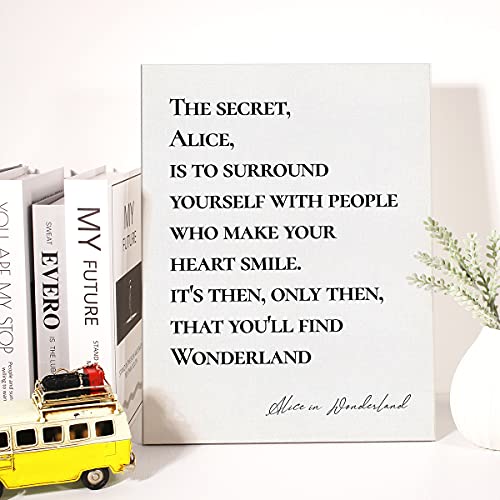 Canvas Wall Art Inspirational Quote Canvas Print Positive Canvas Painting Home Bedroom Wall Decor Framed Gift For Girl Women 12X15 Inch #TOP3