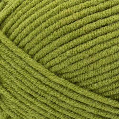 Image of Lion Brand Yarn, Tom Daley Made with Love The Cottony One Yarn for Crocheting, Knitting, and Crafts, Olive Twist, 1 Pack
