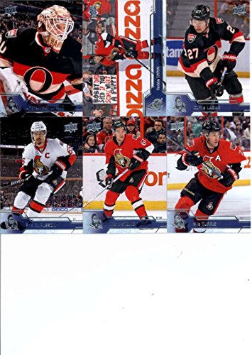 2016-17 Upper Deck Series 1 & 2 Ottawa Senators Team Set of 13 Cards: Andrew Hammond(#130), Bobby Ry