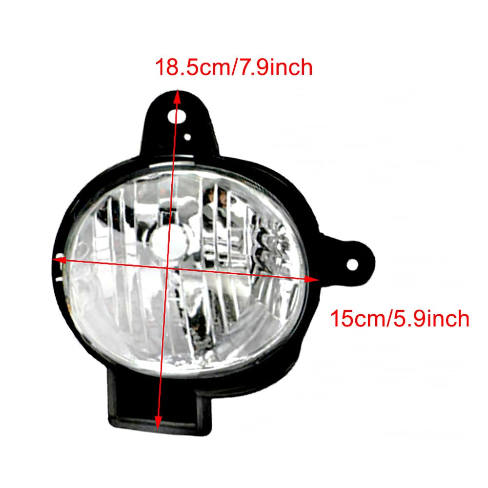 Riloer Luces de trabajo LED para coche, 12 V, antiniebla, halógenas, de repuesto con cableado, compatible con Toyota Hilux VIGO MK7 2012-2014