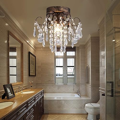 Plafones de cristal de lujo para un dormitorio elegante 5