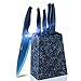 Wanbasion Azul Set Cuchillos Cocina Acero Inoxidable, Bloque de Cuchillos Cocina Profesional, Juego de Cuchillos de Cocina Con Soporte