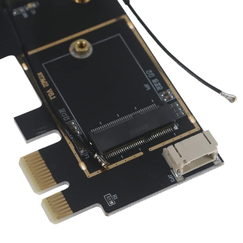 Convertidor de tarjeta Wi-Fi M.2 para laptop a PCIe x1 para escritorio con soporte Bluetooth miniatura 4