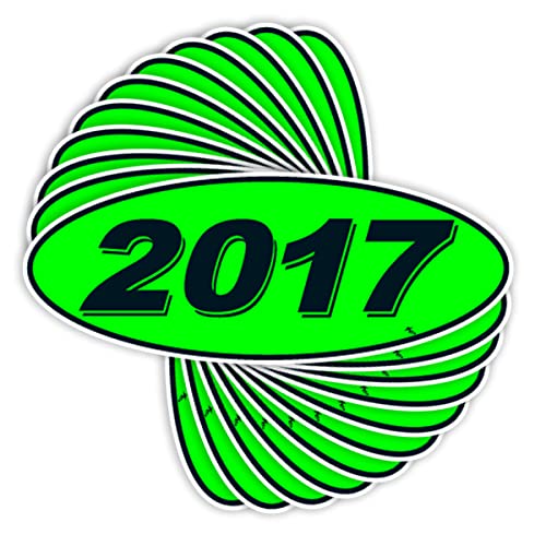 Versa Tags 2017 Oval Model Year Car Dealer Window Stickers