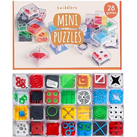 THE TWIDDLERS 28 Mini Maze Puzzle Game Cover