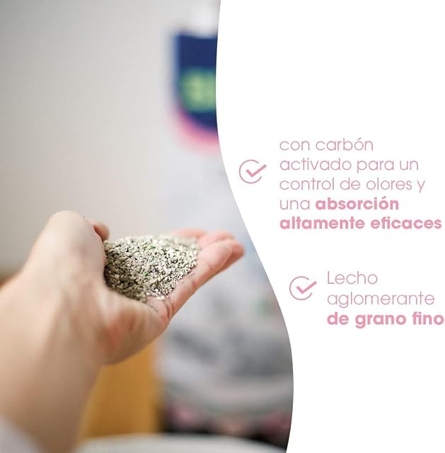 Foto 4 de 8 de Biokat's Diamond Care Fresh, con fragancia - Arena fina con carbón activo y aloe vera 1 saco (1 x 10 l)
