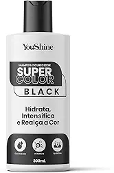 Shampoo Tonalizante Escurecedor Cabelo Super Color 300ml Natural - YouShine (Preto)