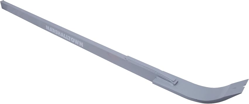 MARSHALLTOWN Monster Pry Bar 56 Inch Long All Steel Construction, Assembled in USA, Designed for Concrete, Demolition, Crowbaring, 16595