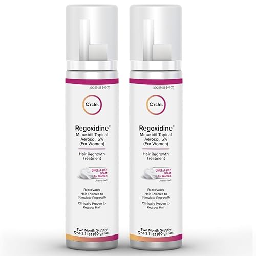 Regoxidine La espuma minoxidil al 5 para mujer suministro de 4 meses ayuda a restaurar la pérdida de cabello del cuero cabelludo y apoyar el