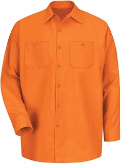 orange long sleeve - Men's T-Shirts 