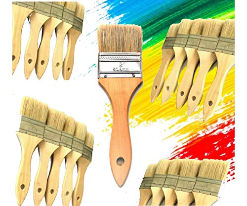 PANCLUB Chip Brushes Bulk 2 inch I 45 Pack of Paint Brush for Home Wall Trim House I for Paint, Gesso, Glues, Varnishes, Stains, and Acrylics