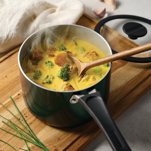 Image of Tramontina Ceramic Non Stick 6-Piece Nesting Sauce Pan Set - Teal