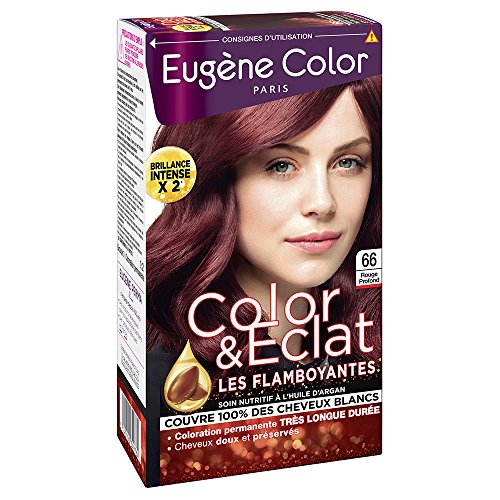Coloration permanente éclat longue durée N°66 Eugène Color à l'argan