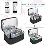 BAFASO Double Layer Wearable Breast Pump Bag, Black | Compatible with Momcozy, Paruu and Most Hands Free Pump, Carrying Case for Breast Pump and Extra Parts, Bag Only