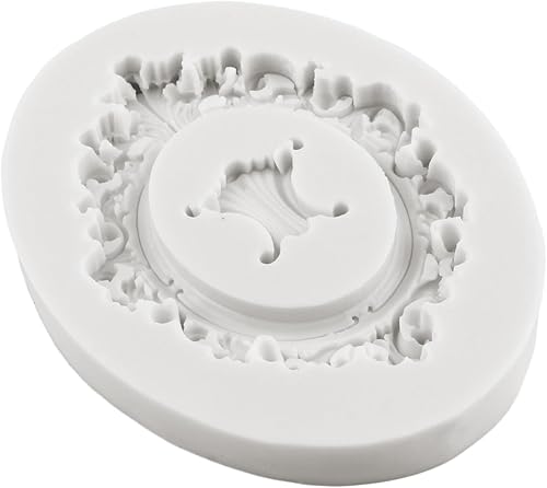 Miniatura 9 de Camafeo con marco de fotos, molde de silicona para marcos de fotos, moldes de estilo barroco para decoración de pasteles, decoración de cupcakes,