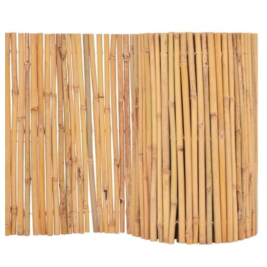 vidaXL Cañizo Bambú Jardín Rollo 500x50 cm Cerca Vallado Pantalla Privacidad