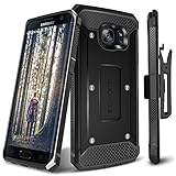 Galaxy S7 Edge Case, Evocel [Explorer Series] Premium Full Body Case with Rugged Belt Clip Holster for Samsung Galaxy S7 Edge (SM-G935 / 2016 Release), Black (EVO-SAMG935-ZZ01)