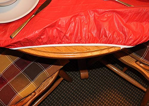 image for Covers For The Home Deluxe Elastic Edged Flannel Backed Vinyl Fitted T