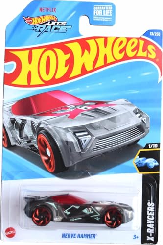 Hot Wheels Nerve Hammer X-Raycers 1/10 Clear 13/250 miniatura 1