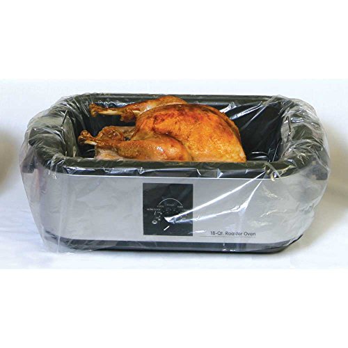PanSaver 42120 Electric Roaster Liners, Set of 36 (16 to 22-Quart, 34 x 18-Inch, NSF)