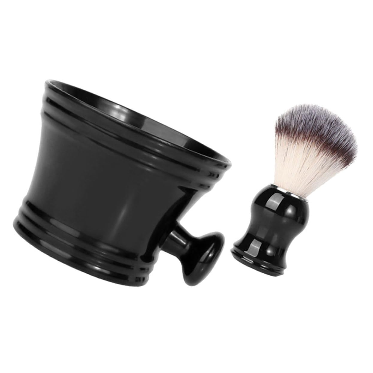 FOMIYES Beard Grooming Kit Men's Shaving Brush Bowl Set Shaving Tools for Men Shave Brush Kit Shaving Must Have