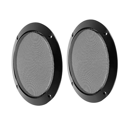 OSALADI 2pcs Speaker Grill Cover Subwoofer Protector Horn Guard Decorative Circle for Speakers and