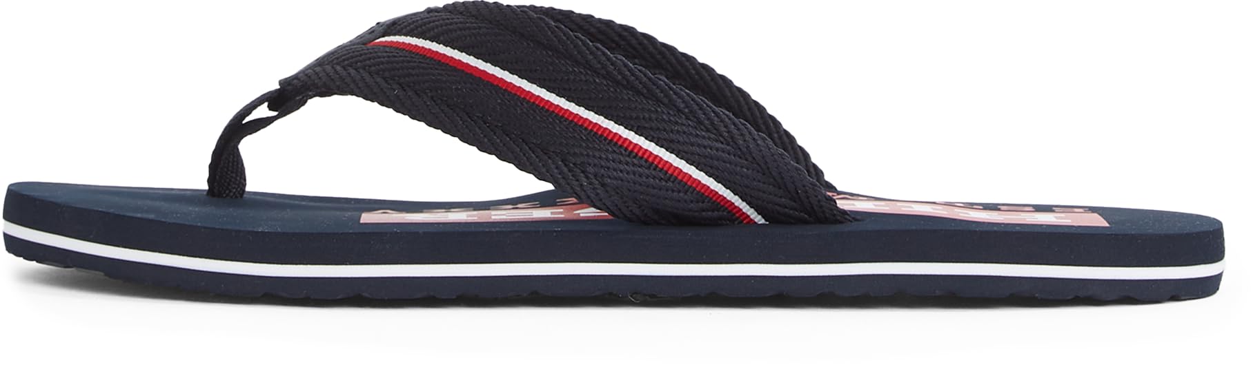 Tommy Hilfiger Men’s Corporate Flip Flops, Blue (Desert Sky), 6.5