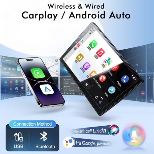 Radio Auto 13.1" Pantalla Táctil QLED Android 13 Chevy miniatura 5
