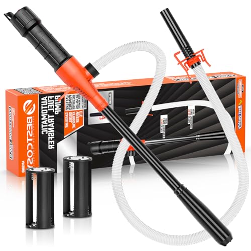 2025 Upgraded Portable Barrel Fuel Pump - Battery Powered Siphon Fuel Transfe...