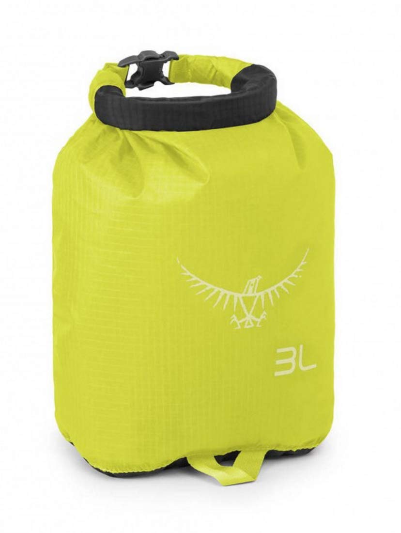 Osprey Europe Unisex DrySack, Electric Lime, 3 Litre