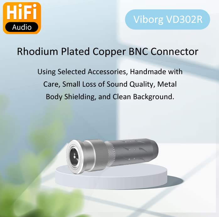 Câble vidéo BNC mâle Viborg pour installation studio et régie HD
