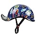 Produktbild SDFGDFD Motorrad-Halbhelm, Retro-Helm Für Erwachsene Männer Frauen Vier Jahreszeiten ABS-Kunststoff-Halbhelm DOT-zugelassener Halbschale JetHelm