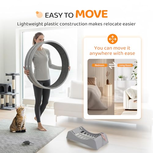 VINGLI Cat Exercise Wheel, 31" Cat Running Wheel