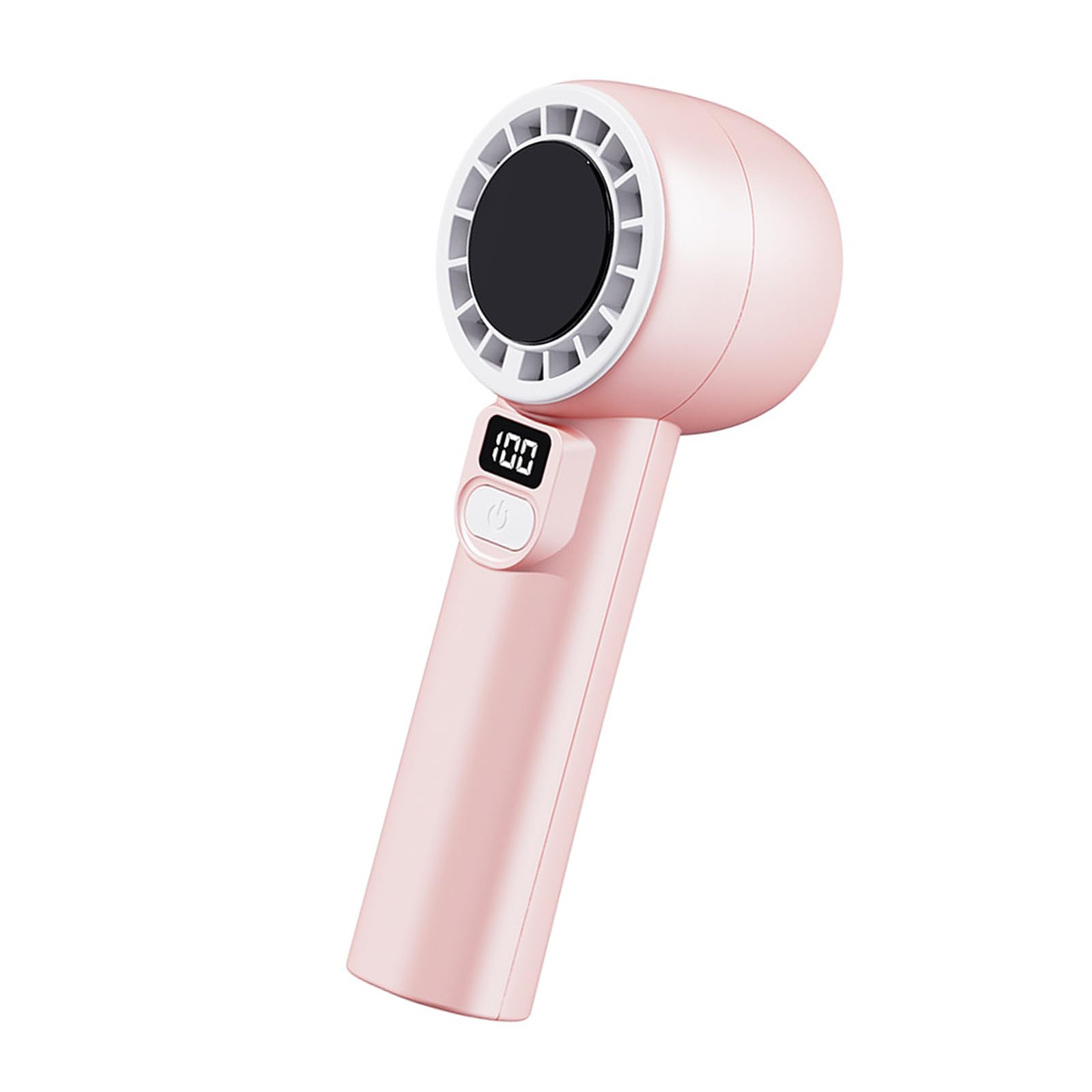 Kalttoy Rose Handheld Fan With Digital Display 199 Speed Settings, Usb Rechargeable Quiet Portable Fan For Camping Travel Home Quiet Handheld For Use