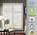 SUNCRAFT SHUTTERS-Plantation Shutters-Interior-Window COVERINGS-Custom Made in 10 Days- DIY Install -Made in North America-Never Needs Painting -25 Year Warranty-Traditional Front TILT Rod