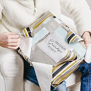 Pavilion Gift Company Greatest Grandpa Ever 50 x 60 Royal Plush Neutral Colored Couch Bed Throw Blanket Grandfather Pa Papa Pops Gramps Poppy Bobby Pappy Grandparents