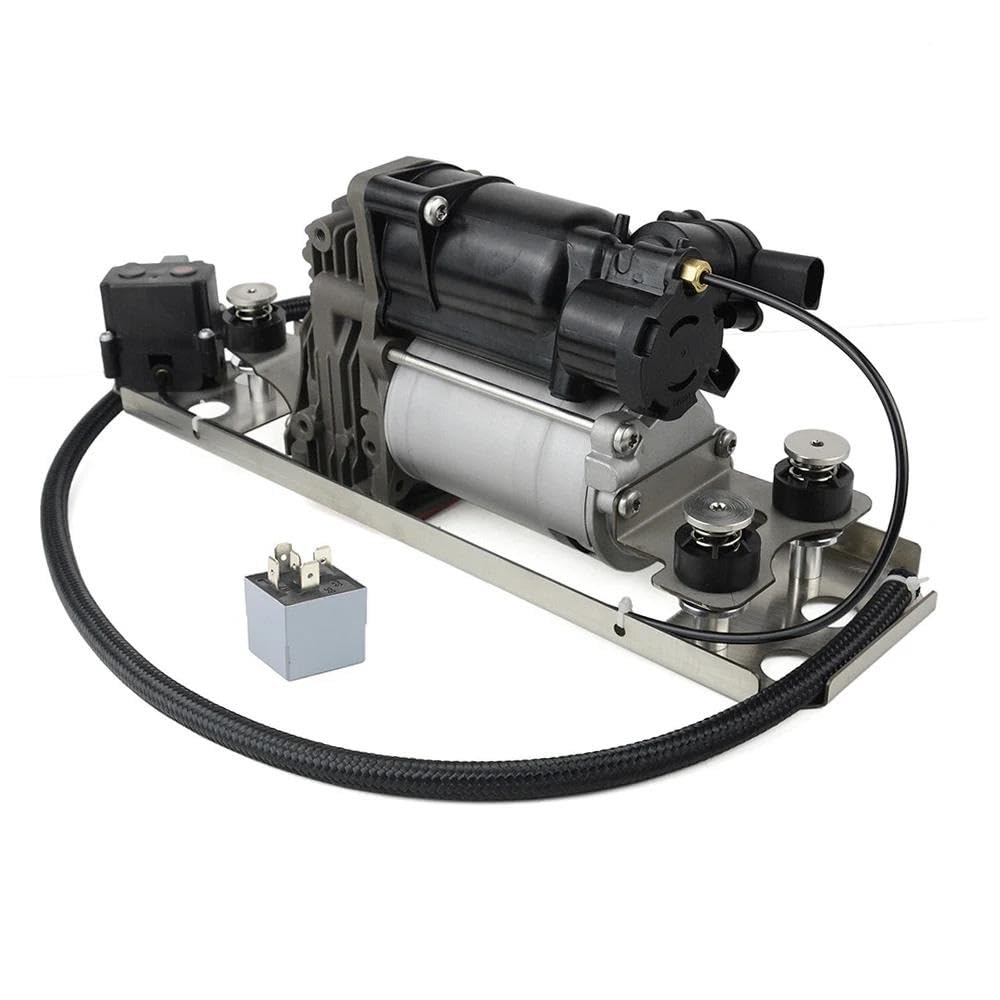 Suspensiones de aire Para E61 2005-conjunto Bomba Compresora Suspensión Neumática Con Soporte Y Bloque De Válvula Solenoide 37106793778 37206792855 Amortiguadores