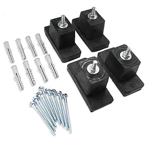 Klimaanlagen Schwingungsdämpfer Antivibrationsfüße Wärmepumpe Bodenkonsole 300KG Konsole Komplettset Stabil Split Klimaanlage Klimaanlage Klimageräte