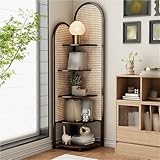Assemblage rapide et stabilité durable : facile à installer avec un minimum d'outils requis, cette étagère en rotin offre un support et une résistance fiables, vous permettant d'exposer vos articles préférés en toute confiance dans n'importe quel coin de votre maison
