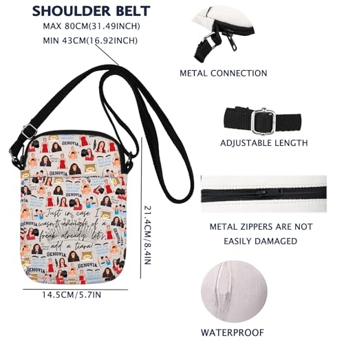 VAMSII Diaries Movie Crossbody Bag Princess Gift For Movie Fans Princess Movie Gift2