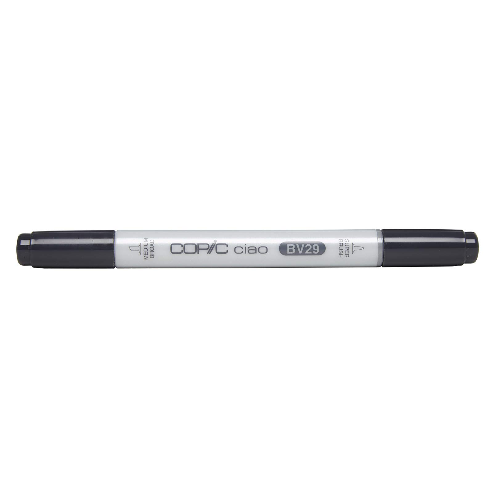 COPIC Ciao Marker Typ BV - 29, Slate, vielseitiger Layoutmarker, mit einer mittelbreiten und einer Brush-Spitze