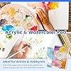 Falling in Art All-in-One Artist Painting Set with French Easel, 63-Piece Art Supplies Starter Kit for Professional Artists with Watercolor and Acrylic Paint Set, Canvas, Paintbrushes for Beginners #2