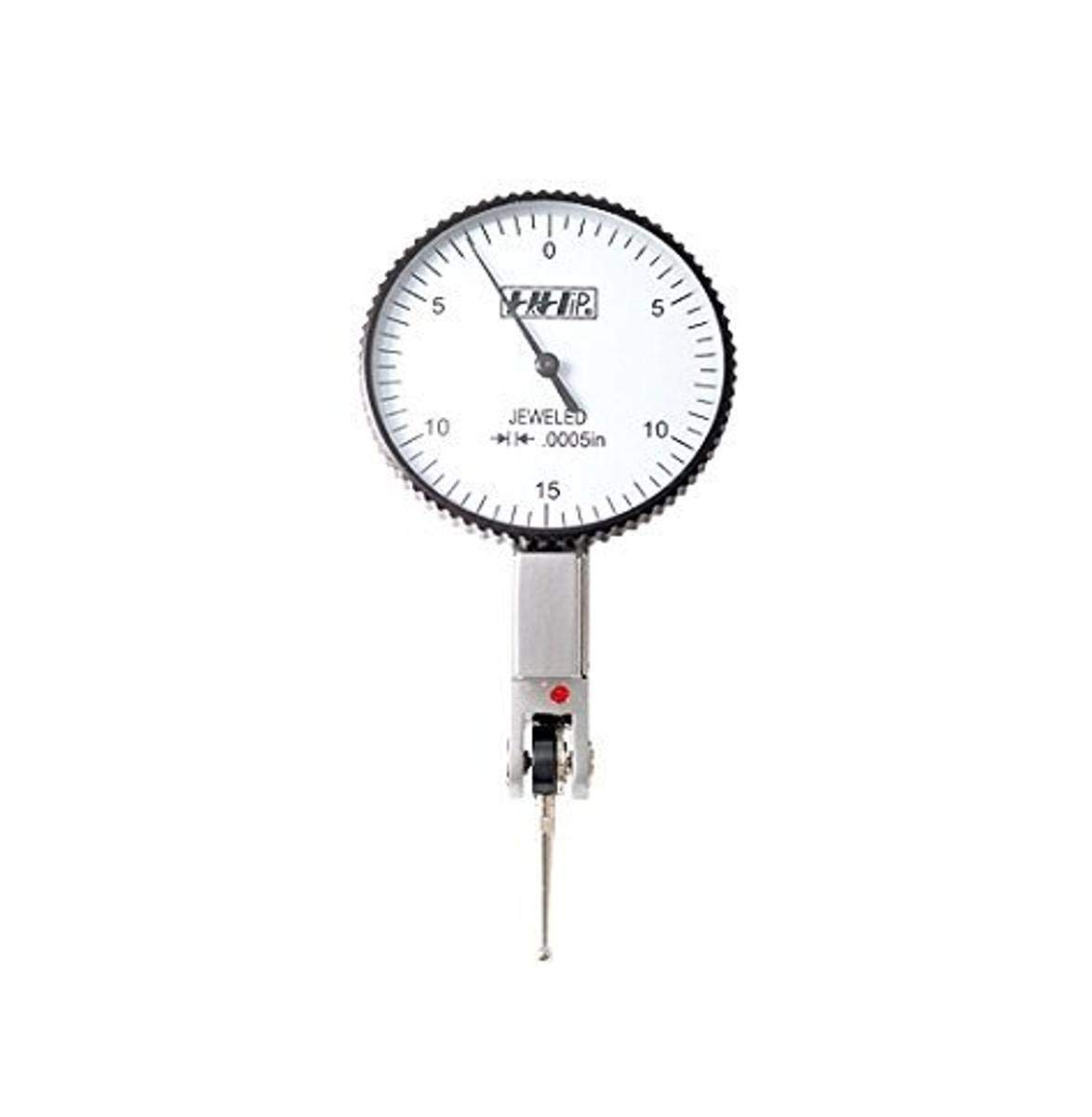 Hhip 4400–1010 Cadran Indicateur de test, 1–1/5,1 cm Large, visage, 0,1 cm Range, 0 cm Graduation