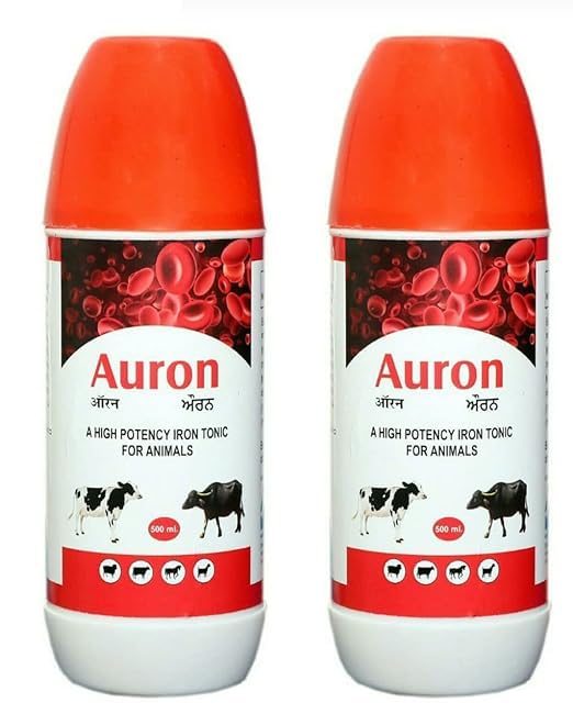 AUROUS Auron Iron Tonic 500 ML, Veterinary Iron Tonic for Cow, Buffalo, Cattle, Goat, Poultry & Livestock Animals (Pack of 2) (B0CP46P4FT) Amazon Price History, Amazon Price Tracker