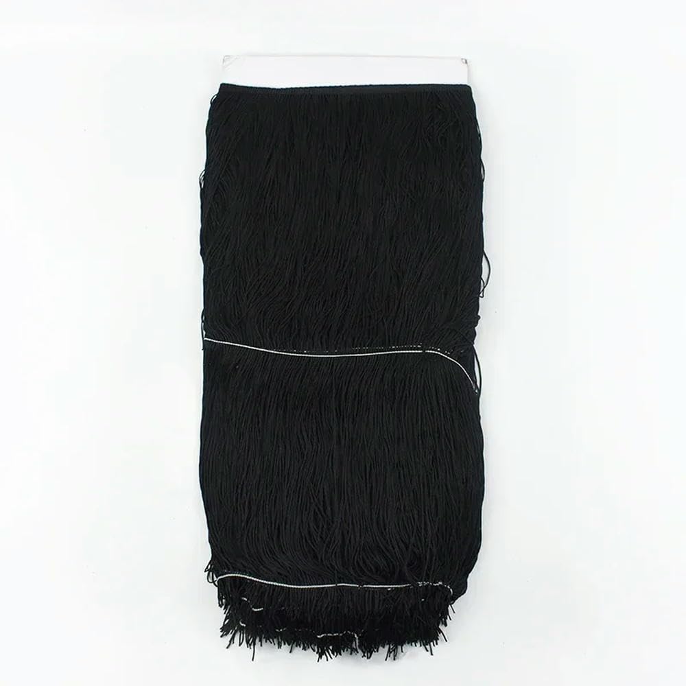VIXDA 10Yard 100cm Long Fringes Lace Tassel Trim Latin Dance Curtain Trimming Sewing Decoration Tassels Fringe Ribbon